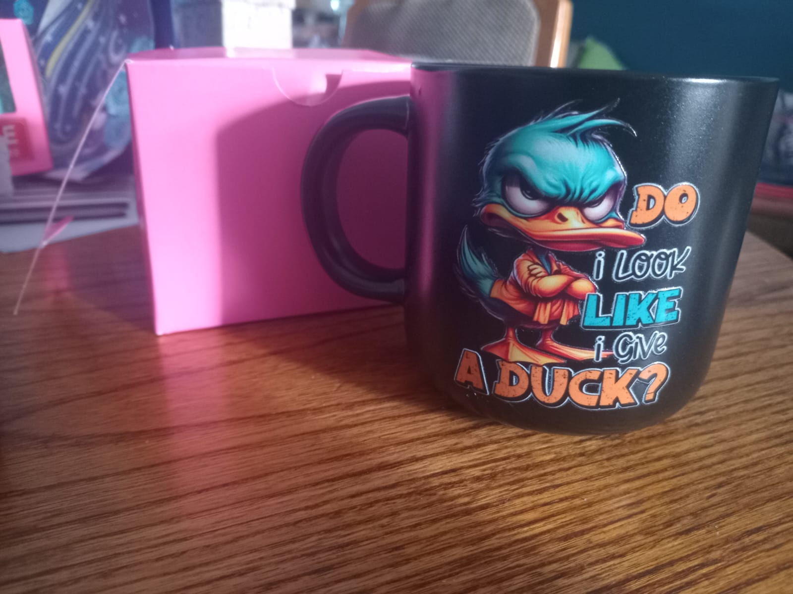 Do I Look Like I Give A Duck? Mug — handmade mug by Blossom Crafts