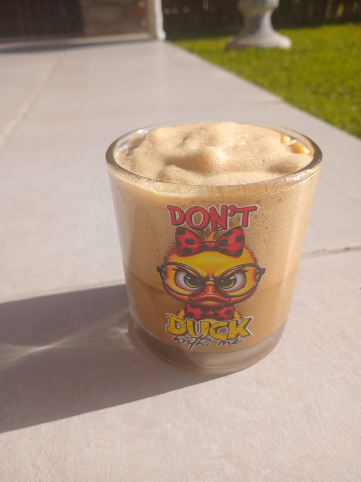 Don't Duck With Me Glass — handmade glass by Blossom Crafts